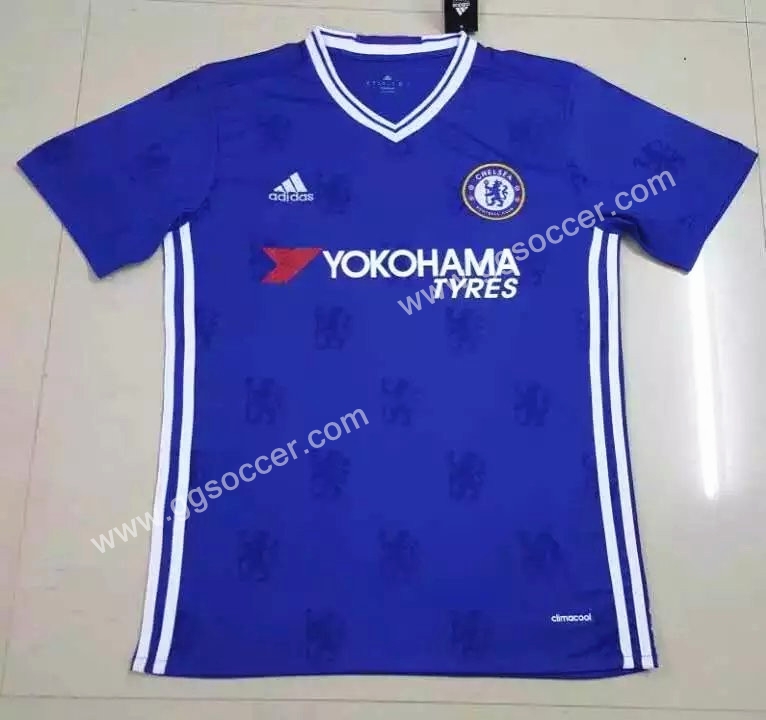  2016-17 Chelsea Home Blue Thailand Soccer Jersey