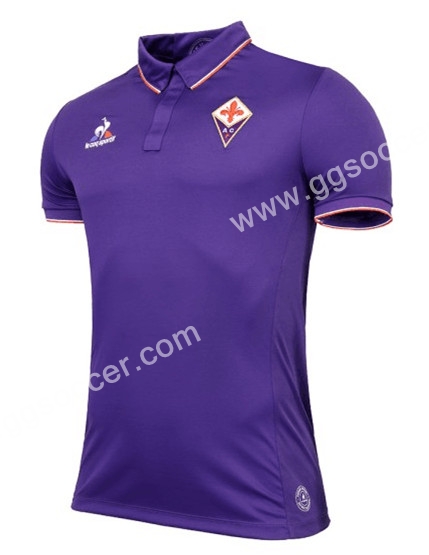  2016-17 Fiorentina Home Purple Thailand Soccer Jersey