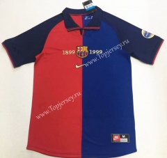 Retro Version 1899-1999 Barcelona Home Red&Blue Thailand Soccer Jersey AAA-912
