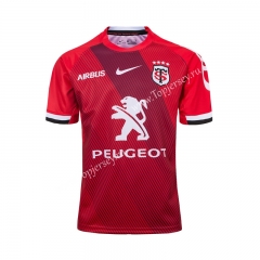 2019-20 Toulouse Red Thailand Rugby Shirt