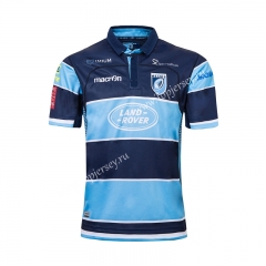 2019-20 New Zealand Bruce Blue Thailand Rugby Shirt