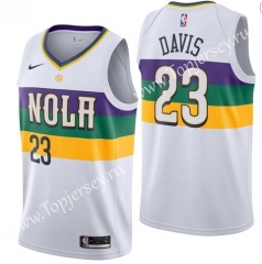 City Edition New Orleans Pelicans White #23 NBA Jersey