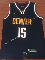 New Denver Nuggets Dark Blue #15 NBA Jersey