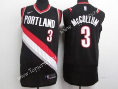 Portland Trail Blazers Black #3 NBA Jersey
