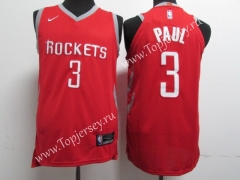 Houston Rockets Red #3 NBA Jersey