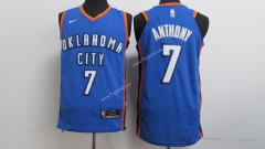 Oklahoma City Thunder Blue #7 NBA Jersey