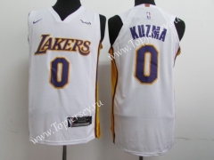 Los Angeles Lakers White #0 NBA Jersey