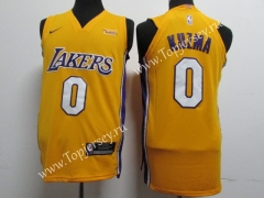 Los Angeles Lakers Yellow #0 NBA Jersey