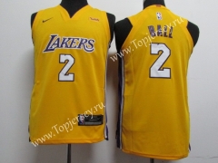 Los Angeles Lakers Yellow #2 NBA Jersey