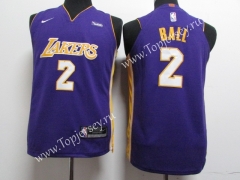 Los Angeles Lakers Purple #2 NBA Jersey