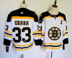Boston Bruins White&Black #33 NHL Jersey