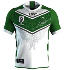 2019-2020 All Stars Maori White&Green Thailand Rugby Shirt