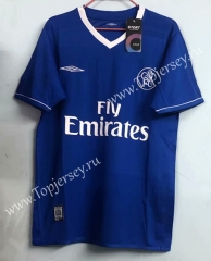 Retro Version 2003-2005 Chelsea Blue Thailand Soccer Jersey AAA-811