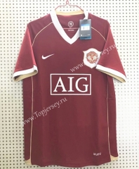 Retro Version 2006 Manchester United Red Thailand Soccer Jersey AAA-811