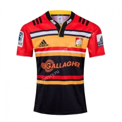 Commemorative Edition 2019-2020 Chiefs Red&Orange&Black Thailand Rugby Jersey