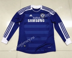 Retro Version 2011-2012 Chelsea Home Blue LS Thailand Soccer Jersey AAA-510