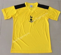 Retro Version 1982 Tottenham Hotspur Yellow Thailand Soccer Jersey AAA-AY