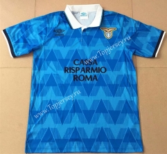 Retro Version 1989 Lazio Home Blue Thailand Soccer Jersey AAA-AY