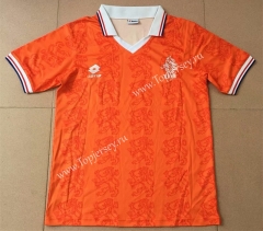Retro Version 1995 Netherlands Home Orange Thailand Soccer Jersey AAA-AY