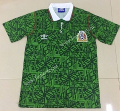 Retro Version 1994 Mexico Home Green Thailand Soccer Jersey AAA-AY