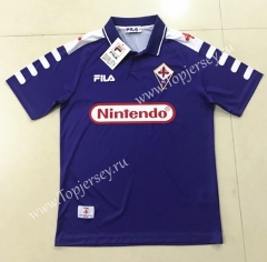 Retro Version 1998 Fiorentina Purple Thailand Soccer Jersey AAA-SL