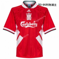 Retro Version 1993-1995 Liverpool Home Red Thailand Soccer Jersey AAA-811