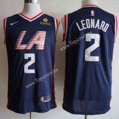 Los Angeles Clippers Printing Dark Blue #2 NBA Jersey