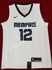 Memphis Grizzlies White #12 NBA Jersey