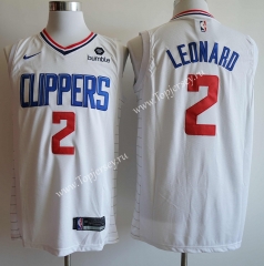 Los Angeles Clippers Printing White #2 NBA Jersey