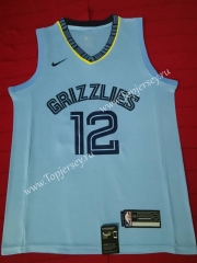Memphis Grizzlies Light Blue #12 NBA Jersey