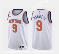 New York Knicks White #9 NBA Jersey