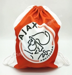 Ajax Orange Drawstring Bag