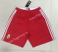 Retro Version 2012 Real Madrid Away Red Thailand Soccer Shorts-510