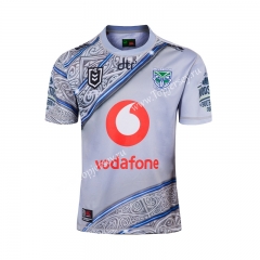 2019 New Zealand Warriors Gray Thailand Rugby Jersey