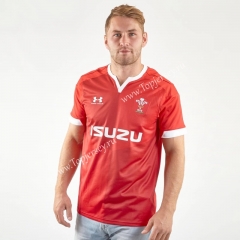 2019-2020 Wales Home Red Thailand Rugby Shirt