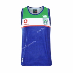 2019 New Zealand Warriors Blue Thailand Rugby Vest