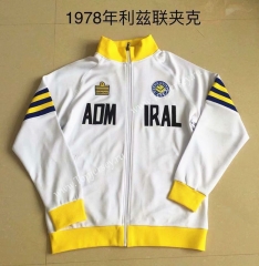 Retro Version 1978 Leeds United White Thailand Soccer Jacket -AY