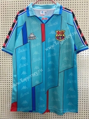 Retro Version 1996-1997 Barcelona Away Blue Thailand Soccer Jersey AAA-811