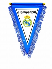 Real Madrid White Triangle Team Flag