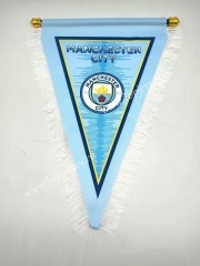 Manchester City Blue Triangle Team Flag