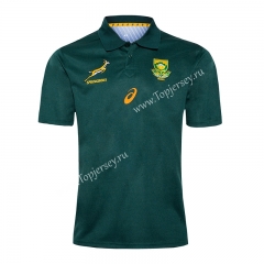 2020 South Africa Home Green Thailand Rugby Jersey