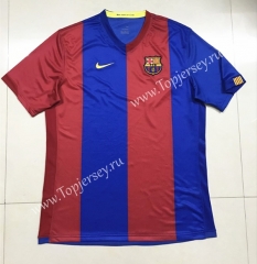 Retro Version 2006-2007 Barcelona Home Red&Blue Thailand Soccer Jersey AAA-SL