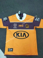 2020 Mustang Away Yellow Thailand Rugby Shirt
