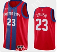 City Edition 2019-2020 Detroit Pistons Red #23 NBA Jersey