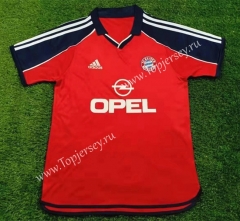 Retro Version 2000-2001 Bayern München Home Red Thailand Soccer Jersey AAA-503