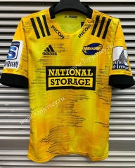 2020 Hurricane Home Yellow Thailand Rugby Shirt