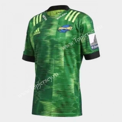 2020 Hurricane Green Training Thailand Rugby Jersey