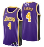 Los Angeles Lakers Purple #4 NBA Jersey