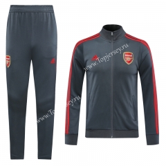 2020-2021 Arsenal Gray Thailand Soccer Jacket Uniform-LH
