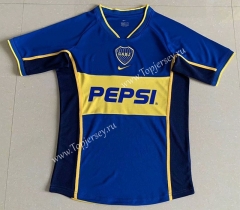 Retro Version 2002 Boca Juniors Blue Thailand Soccer Jersey AAA-DG